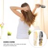 Healifty 2pcs Phoenix Horn Comb healthy comb sheep horn comb ox horn hair comb natural horn comb hair combs for women beard comb phoenix hair comb mens comb manual wooden comb horns women's