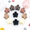 ATODEN Small Flower Hair Clips Claw Clips for Thin Hair 10Pcs Daisy Claw Clips for Hair 1.6'' Matte Tiny Hair Claws Neutral Jaw Clips for Thick Medium Thin Hair Cute Hair Accessories for Women Girls