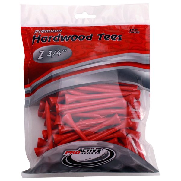 ProActive Sports 2 3/4-Inch Golf Tee (Pack of 100), Red