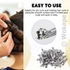 Wokape 80Pcs 3 Inch French Barrette Hair Clips, 80mm Metal Blank Hair Clips for Salon and Women Girls Hair Bows DIY Projects