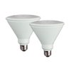 TCP L90P38D15V30KFL2 LED Flood Light Bulbs Dimmable Outdoor PAR38 Wet Location, 2 Pack, Bright White (3000K), 2 Count
