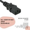 DIGITMON 12 FT 3 Prong AC Power Cord Cable Plug for HP LD4745tm 46.96-inch Interactive LED Digital Signage Display