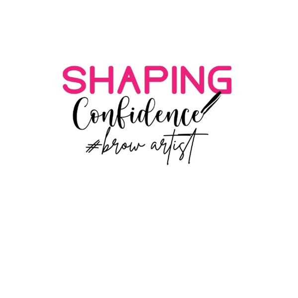 Shaping Confidence Brow Bar Eyebrow Tech Brow Artist: Graph Grid Notebook/Journal (6” X 9”) Eyebrows Quote Brow Artists & Eyebrow Artists