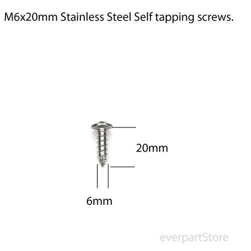 Rust Resistant Stainless Steel License Plate Frame Screws Fasteners + Chrome Screw Caps