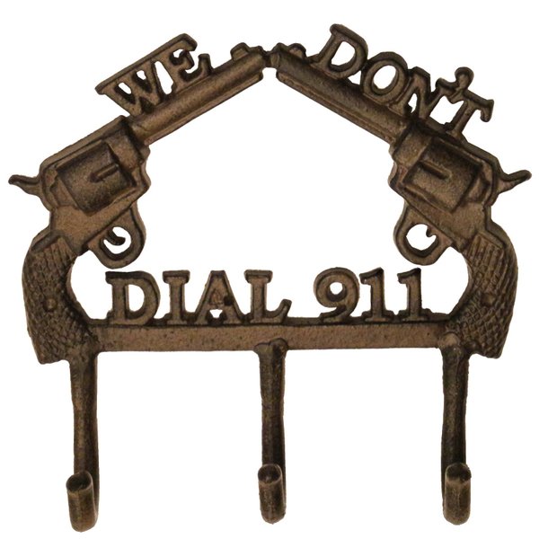 Cast Iron Hooks with Dial 911