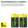GoGreen Power (24004) Eco Friendly Alkaline D Batteries - No Lead, Cadmium or Mercury - Pack of 2