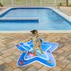 WAURCSY Water Sensory Playmat for Cats Thickened Upgraded Cat Dog Toys Bored Pet Animals Cat Kicker Toys Self Play Mat Interactive Toys Pet Water