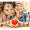 UVUXO Jungle Animal Temporary Tattoos for kids - 10 Sheets Zoo Animal Temporary for Girls Boys, Animals Birthday Party Supplies for Kids