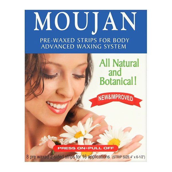 Moujan Pre-Waxed Strips for Body 8 ea