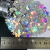10 Grams/Pack - Sliver Middle Finger Gestures Glitter - Festival Rave Beauty Makeup Face Body Nail Art Decoration LB100