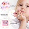 OSDUE 24 PCS Little Girl Adjustable Rings Toys, Duplicate-Free Boxed Play Rings for Kids, Girls Pretend Play and Dress Up Rings for Girls 3-12 Years Old Birthday Holiday Gifts