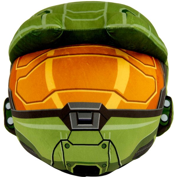 Club Mocchi Mocchi- Halo Plush - Master Chief Helmet Plushie - Collectible Halo Figures - Soft Plush Halo Toys - Collectible Squishy Pop Culture and Video Game Plushies - 15 Inch