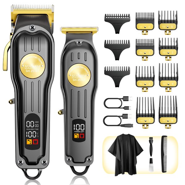 NUGARM Hair Clippers for Men Cordless Hair Clipper Hair Trimmer Barber Clippers