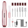 MEFA Nail Drill, 16 PCS Kit Electric Nail Drill with Nail Drill Bits & Cuticle Oil Pen, Portable Electric Nail File Professional, 20000RPM Manicure Pedicure Nail Set Efile Nail Drill for Home Salon