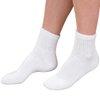 Fox Valley Traders Diabetic Ankle Socks - 3 Pack, Medium, White