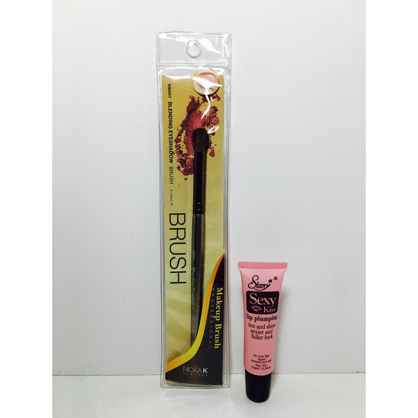 Nicka K Blending Eyeshadow Brush"Free Starry Lipgloss 10 Ml"