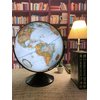 Replogle Eureka 16 inch desktop globe with up to date blue ocean raised relief map and full swing gyromatic assembly