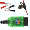MEIRIYFA OBD2 Car Battery Change Saver Memory Vehicle ECU Emergency Power Supply Cable Replacement 12V Digital Display OBD II Battery Leakage Detective Kit with 5A Fuse