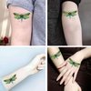Dopetattoo 6 Pcs Watercolor Dragonfly Temporary Tattoos Hands Party Favors for Kids Fake Tattoos Face Tattoos