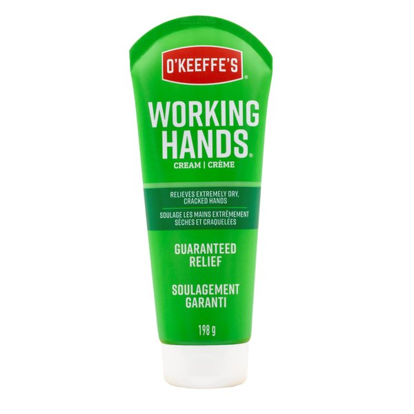 O'Keeffe's Working Hands Hand Cream, Relives and Repairs Extremely Dry Hands, 7 oz Tube (Pack of 1)