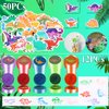 132Pcs Dinosaur party favors Dinosaur Rings for Boy Kids party Supplies Dinosaur slap Bracelet Tattoos Keychains Dinosaur Theme Party supplies for Birthday party goodie bag Fillers