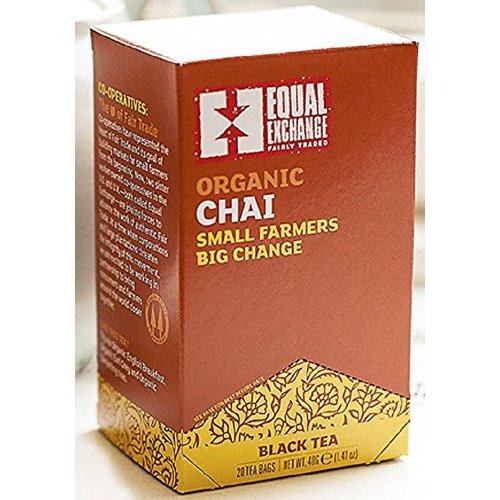 Equal Exchange Organic Black Tea Chai - 20 Tea Bags