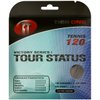 Tier One Sports TRU PRO Tour Status - Tennis String Set (Poly): for The Competitive Tennis Player (18g (1.20 mm), 12.2 m, Black)