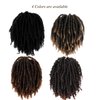 Dreadlock Ponytail Extensions 8 inch Loc Drawstring Ponytail Clip in on Ponytails Hair Extensions Fake Ponytail Hairpieces Loc Accessories for Black Women (1BT30, 8 inch)