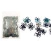 10 Grams/Pack - 8mm Black Spider Shape Sequins Glitter Halloween Festival Rave Beauty Makeup Face Body Nail Art Decoration LB1000