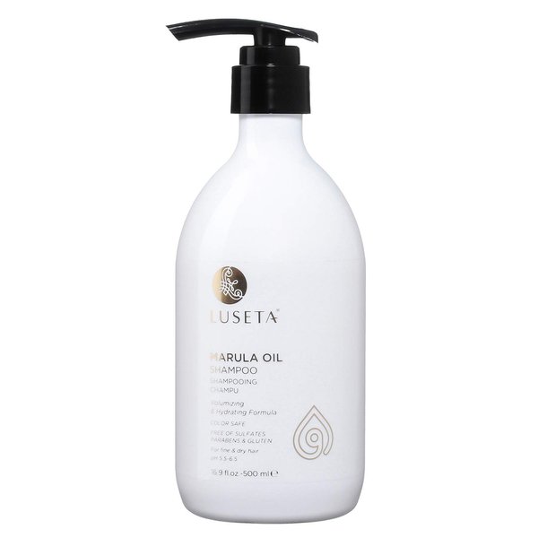 Luseta Marula Oil Hydrating Hair Shampoo - Salon Quality Shampoo that Cleanses, Protects, Nourishes and Conditions, Sulfate-free, 16.9oz