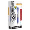 Zebra 46620 Sarasa Retractable Gel Pen, Blue Ink, Bold, Dozen