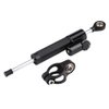 Qiilu Universal Motorcycle Steering Damper Stabilizer, Damper Stabilizer Linear Reversed Safety Control with Mounting Bracket Aluminum