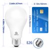 ENERGETIC SMARTER LIGHTING Dimmable A21 LED Bulb, 150 Watt Equivalent, Cool White 4000K, 2600LM, UL Listed, E26 Standard Base, Damp Rated, Super Bright Light Bulbs, 4 Pack