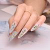 QXUJI 3D Rose Nail Art Charms, Flowers Rose Buds Nail Art Accessories Decoration, Metal Alloy Nail Art Decals, for Girls Women DIY Nail Design Craft Jewelry Making, Gold and Silver, 7 Styles