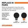 SYLVANIA - 3157 LED White Mini Bulb - Bright LED Bulb, Ideal for Daytime Running Lights (DRL) and Back-Up/Reverse Lights (Contains 2 Bulbs)