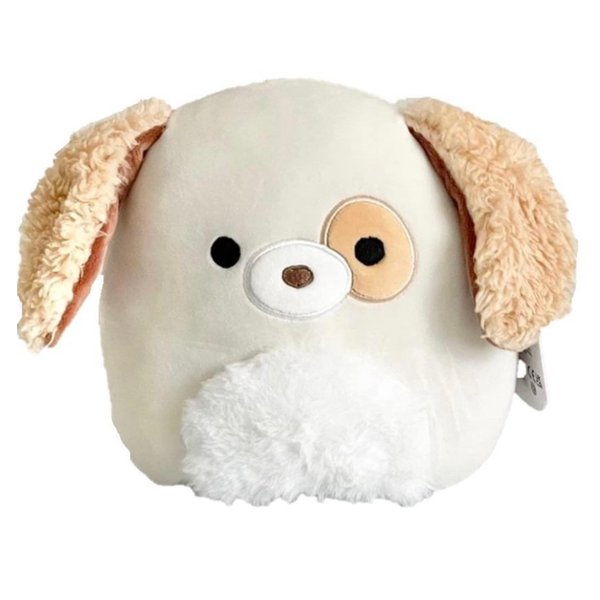 Squishmallow Official Kellytoy Plush Pets Squad Dogs Cats Bunnies Frogs Squishy Soft Plush Toy Animals (Harrison Dog (No Mouth), 7 Inch)