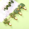 St. Patrick’s Day Hair Clips Accessories Festival Rhinestone Shamrock Hair Clips for Women Girls Green Irish Lucky Clove Leprechaun Top Hat Charm Hairpins st.patricks day jewelry Party Favor Costume