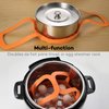 SiCheer Pressure Cooker Sling Silicone Bakeware Sling Compatible with Instant Pot 6 Qt / 8Qt, Compatible with Other Brand Multi-Function Cookers