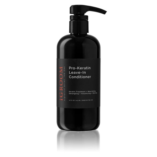 iGroom Pro-Keratin Leave-in Dog Conditioner, Luxury Pet Beauty Care, Keratin Treatment, Excellent Detangling, Made in USA, 16 oz