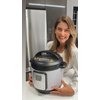 MightySkins Glossy Glitter Skin Compatible with Instant Pot Duo 6-QT - Green Stone | Protective, Durable High-Gloss Glitter Finish | Easy to Apply, Remove, and Change Styles | Made in The USA