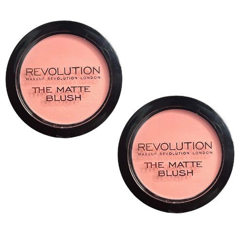 Pack of 2 Makeup Revolution Beauty The Matte Blush, Beloved