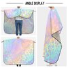 Waterproof Barber Cape - Rainbow Leopard Print Cheetah Haircut Bib for Men, Unisex Hair Cutting Cape(8rp1a)