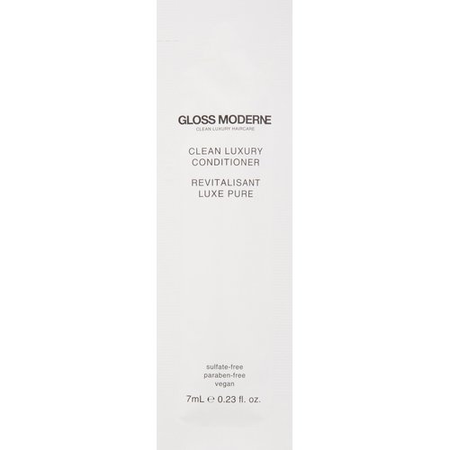 Clean Luxury Travel Conditioner by GLOSS MODERNE - 5 Pack - Hair Treatment for Damaged and Dry Hair with Notes of Mediterranean Almond and Coconut Accented with Cognac - For Soft and Shiny Hair