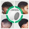 AEARY Curling Hair Brush Set with a Comb, Silicone Curl Brush for Men Women, Twist Brush for Afro Curls, Washable and Durable, Two-Sided Use (Gray, 1 Pcs)
