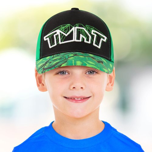 Nickelodeon Boys Baseball Cap, Little TMNT Adjustable Hat Kids for Ages 4-7, Green
