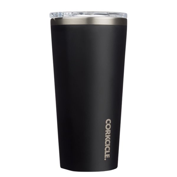 Corkcicle Classic Triple Insulated Coffee Mug with Lid, Matte Black, 24 oz – Stainless Steel Travel Tumbler Keeps Beverages Cold 9+hrs, Hot 3hrs – Cupholder Friendly Travel Coffee Tumbler