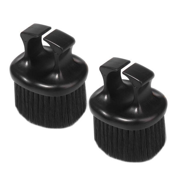 MUSISALY 2 Pcs Retro Oil Brush Men Beard Brush Hair Detangling Brush Portable Beard Brush Knuckle Brush Men Beard Grooming Brush Beard Brush for Men Barber Supplies Knuckle Beard Hair Brush