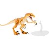 Mattel Jurassic World Toys Amber Collection Tiger Velociraptor 6-in Dinosaur Action Figure, Movie-Authentic Detail, Movable Joints & Figure Display Stand, Collectible Gift 8 Years & Up
