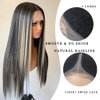 FABÉLLE Honey Blonde Highlight Lace Front Wigs 13x4x1 HD Lace Long Straight Glueless Wigs Pre Plucked Highlight Wigs Yaki Straight Synthetic Lace Front Wig 26 Inch