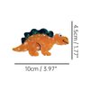 Novelty Dinosaur Hair Clip,Acetate Claw Clips,Hair Clips for Women,Orange